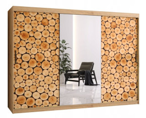 Szafa przesuwna garderoba SOSNA 2 250 cm