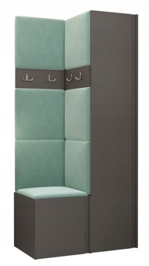 Garderoba do przedpokoju panele ORION 25 Grafit