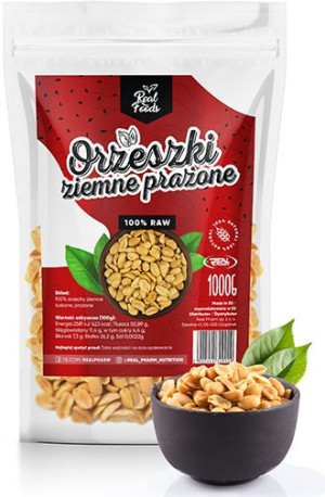 ORZESZKI ZIEMNE prażone - Real Foods - 1000g