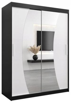 Szafa przesuwna garderoba WAVE 150 cm z lustrem
