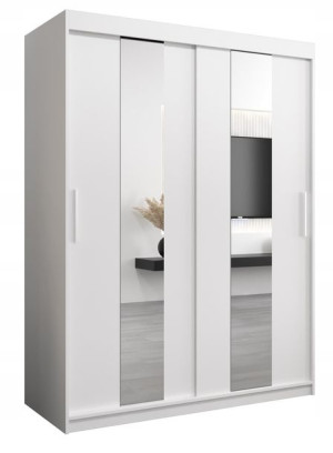 Szafa przesuwna z lustrem, garderoba POLE 150 cm