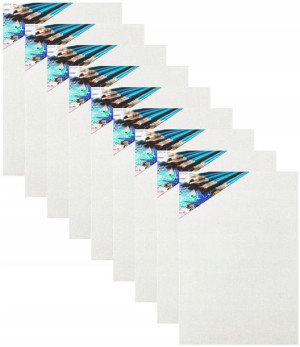 9x Podobrazie 18x24 Płótno Malarskie 18/24 Cm