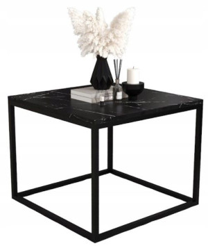 Stolik kawowy ława PORTO 60x60 metalowe nogi