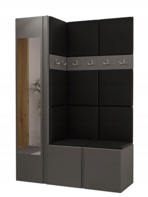 Garderoba do przedpokoju panele ORION 10 Grafit