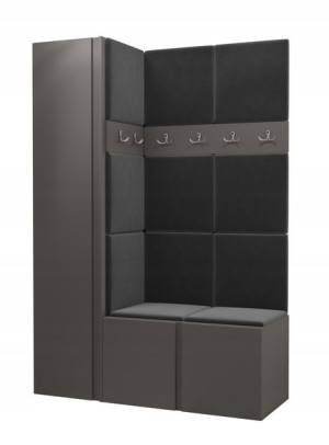 Garderoba do przedpokoju panele ORION 9 Grafit