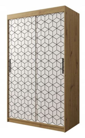 Szafa przesuwna garderoba PLASTER 1 120 cm