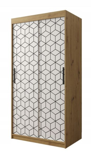 Szafa przesuwna garderoba PLASTER 1 100 cm