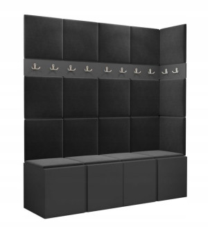 Garderoba do przedpokoju panele ORION 2 Grafit