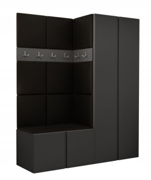 Garderoba do przedpokoju panele ORION 3 Grafit