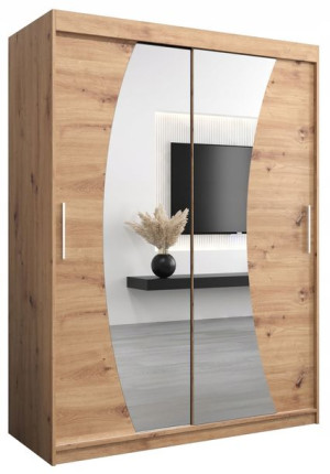 Szafa przesuwna garderoba WAVE 150 wys. 200 cm