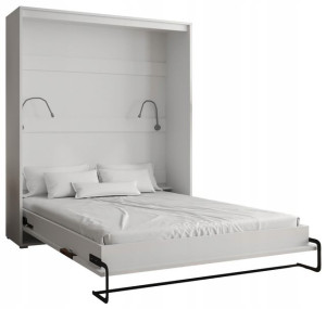 Półkotapczan pionowy Łóżko w szafie 160 cm HOME