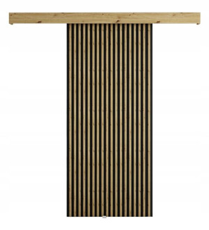 Drzwi przesuwne MODERN wzór 1 artisan czarny