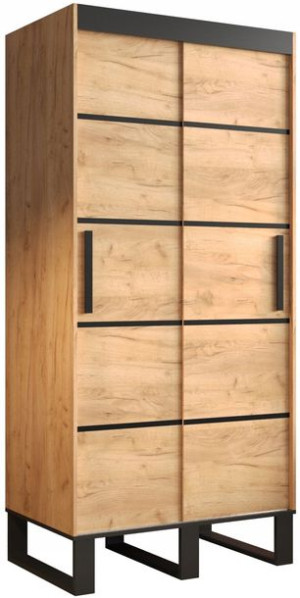 Szafa przesuwna LOFT V1 100 cm styl INDUSTRIALNY