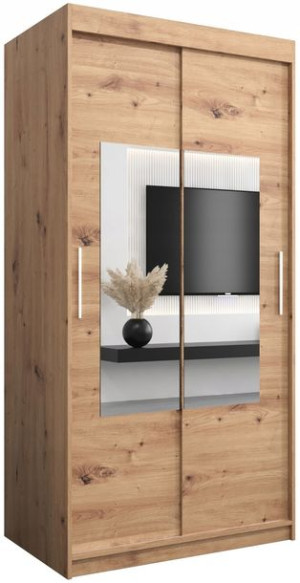 Szafa przesuwna garderoba TORINO - 100 cm
