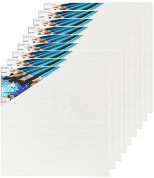 9x Podobrazie 25x25 Płótno Malarskie 25/25 Cm