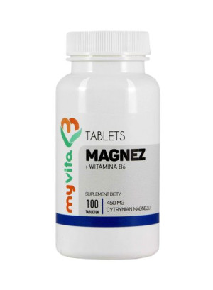 MyVita MAGNEZ I WITAMINA B6 100 tabletek