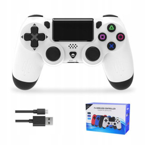Bezprzewodowy Pad Do Ps4 Biały Zamiennik