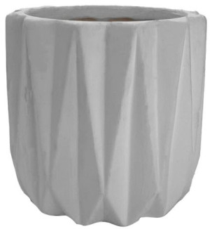 DONICA CERAMICZNA szara ogrodowa donice na taras