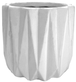 DONICA CERAMICZNA biała donice ogrodowe na taras