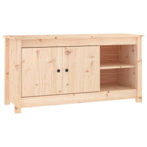 Szafka pod telewizor, 103x36,5x52 cm, lite drewno sosnowe