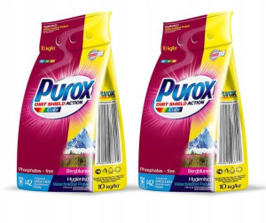 Proszek do prania Purox color 10 kg x 2 szt.