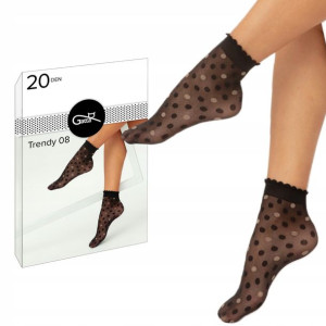 Gatta modne skarpetki Trendy 08 20 den nero/beige