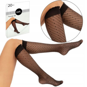 Gatta eleganckie podkolanówki Trendy 06 20 den uni