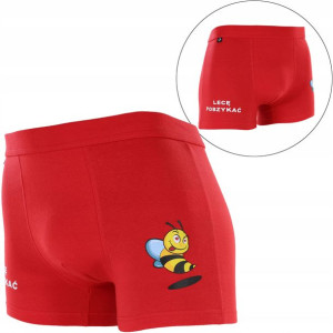 Moraj Bokserki Męskie Walentynki 600-339 Red XL