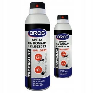 Spray na komary i kleszcze 50 % Deet 180 ml 2 szt