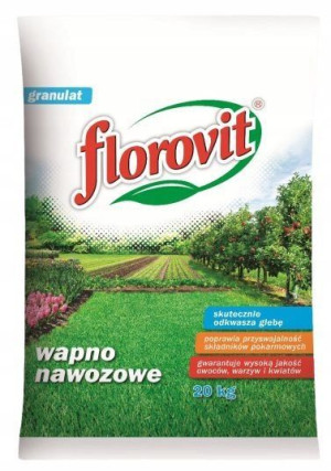 Wapno granulowane nawozowe Florovit 20 kg