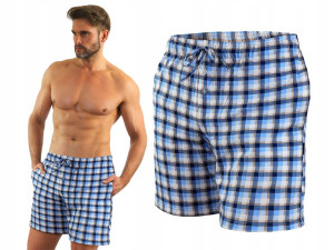 Sesto Senso Szorty Piżamowe Milo2 Krata 651/15 4XL