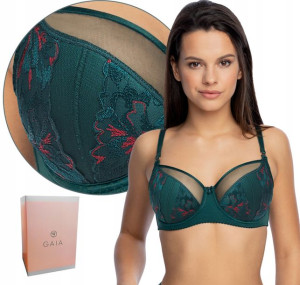 Biustonosz Semi-Soft GAIA 1148 ATENA, Zielony, 80F