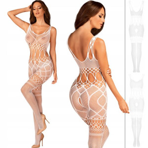 OBSESSIVE G330 Bodystocking Otwarty Krok S/M/L