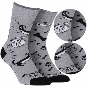 WOLA FUNKY skarpety wzorowane PSIAKI 43-46