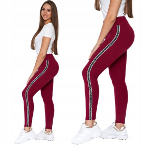 Moraj Legginsy z Wysokim Stanem 1600-060 red S/M