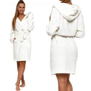 Moraj Gruby Szlafrok Damski Frotte 6500-001 S