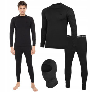 Rough Radical komplet męski termo Cobalt Black 2XL