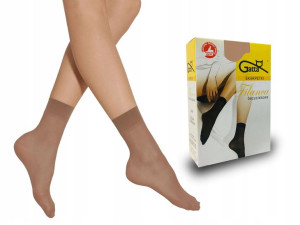 Gatta skarpetki bezuciskowe Filanca, 2 pary, beige