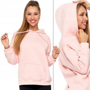 Moraj Bluza Damska z Kapturem różowy 5400-001 L
