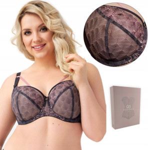 Biustonosz miękki GORSENIA K749 ADRIANNE haft 90G