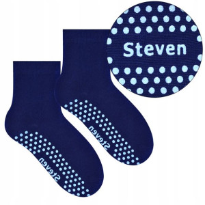Steven 164 Skarpety dla dzieci z ABS granat 26-28