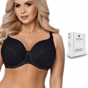 Biustonosz VENA VB-11 , Fullcup , CZARNY , 95D