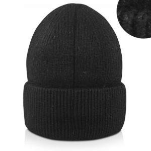 Beanie Modna Milutka Czapka Zimowa Damska Wywijana
