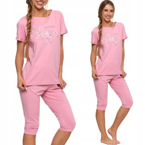 Moraj Piżama Damska Dwuczęściowa 4100-005 Pink M