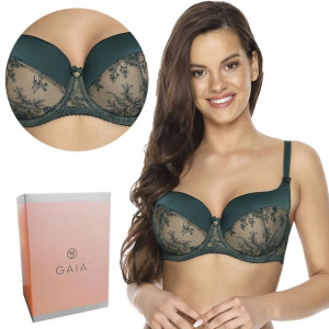 Biustonosz full cup, GAIA JULIA 1038 ZIELONY, 75I