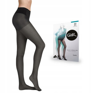 Rajstopy Gatta Laura 20 den lycra, Grafit 3-MAX