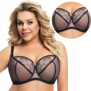 Biustonosz miękki Gorsenia K644 CAPRI, czarny, 70L