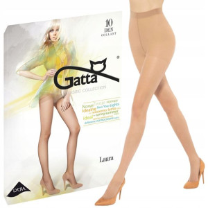 Rajstopy Gatta Laura 10 den lycra Daino 5-XL
