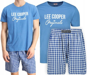 Piżama męska Lee Cooper 38179 BLUE bawełna , M