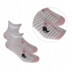 Skarpety Damskie WOLA W84.01P FLAMINGI 36/38